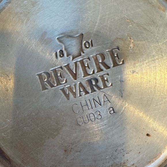 Revere Ware 1.5 Qt Whistling Kettle Copper Bottom - Picture 6 of 7